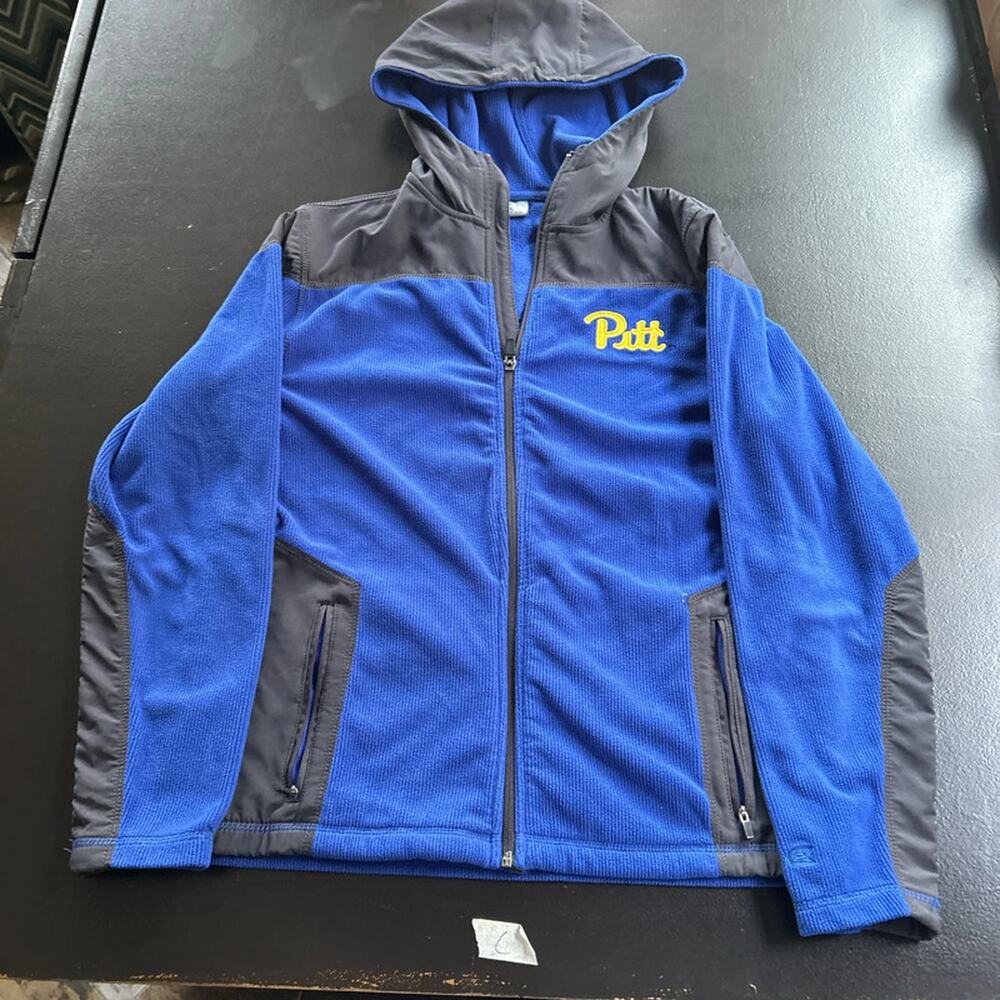 Vintage fleece ribbed Pitt zip up